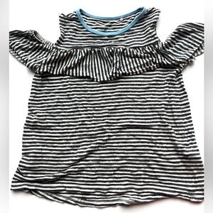 NEXT Direct size 6 Striped Cold Shoulder Kids Top